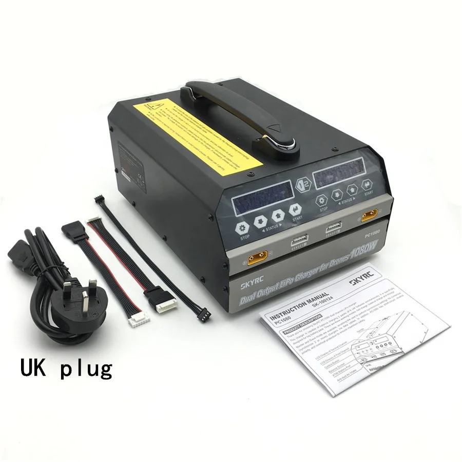SKYRC PC1080 Lithium Battery Charger 1080W 20A 540W * 2 dual-channel smart, used for agricultural spraying drone UAV
