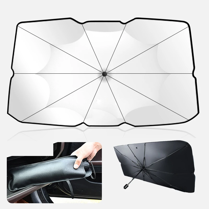 New Popular Foldable Car umbrella Front Window Windshield Sun Shade Sunshade Cars covers parasol canopy car shade umbrella
