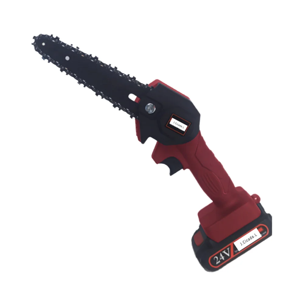 6 Inch Mini Electric Wood Cutting Chain Power Saw Log Saw For Cutting Trees Handheld Rechargeable Lithium Battery Chain Saw