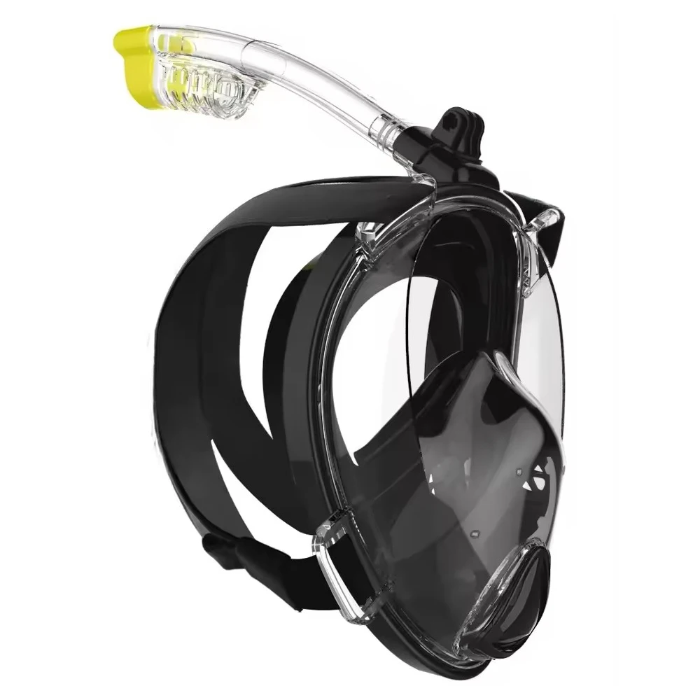 DEX light weight FFM12 snorkel mask comfortable durable and fashion Non frame design full face snorkel mask