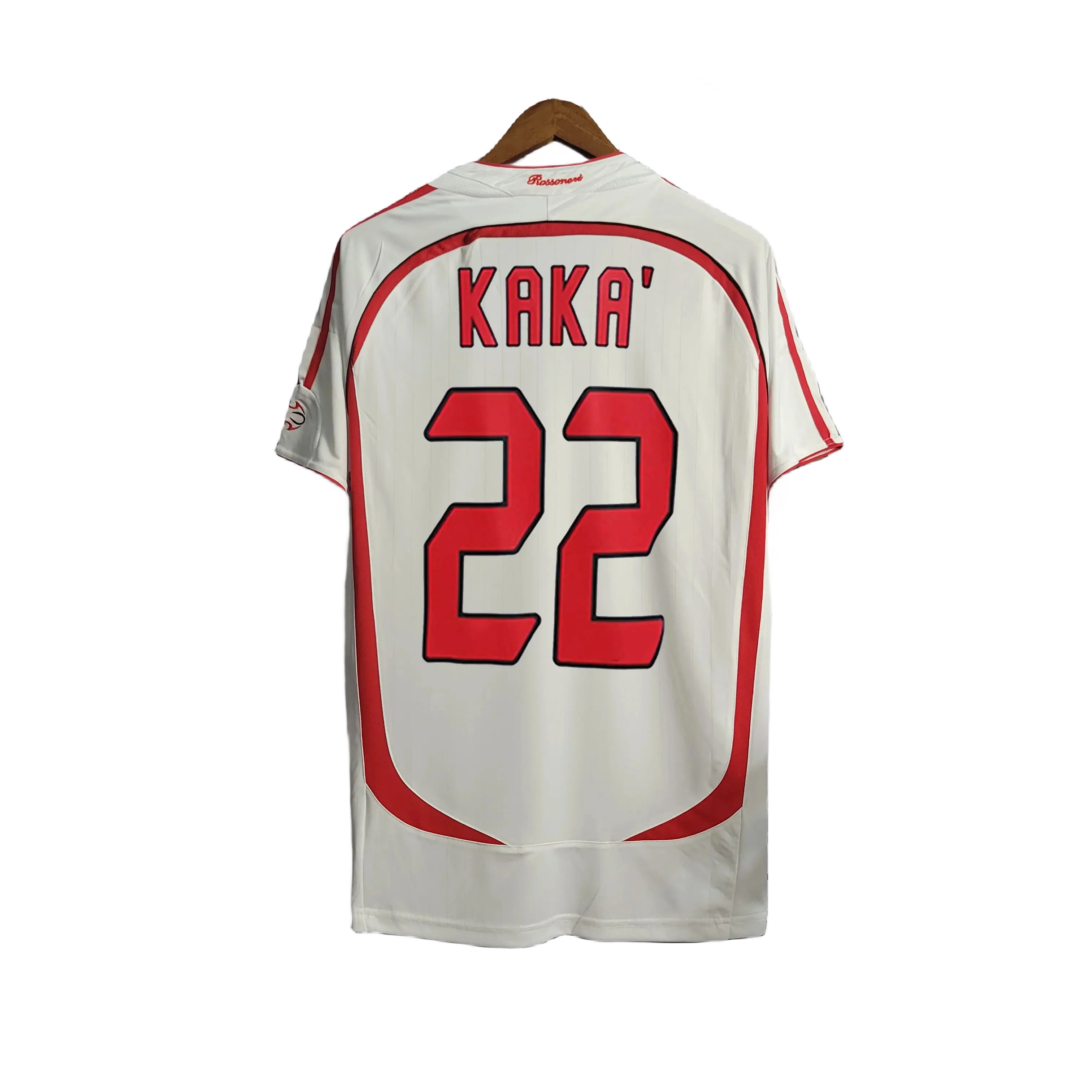 6-07 ac milan maillot kaka 22 home away thailand качественная футбольная майка для взрослых винтажная рубашка на заказ