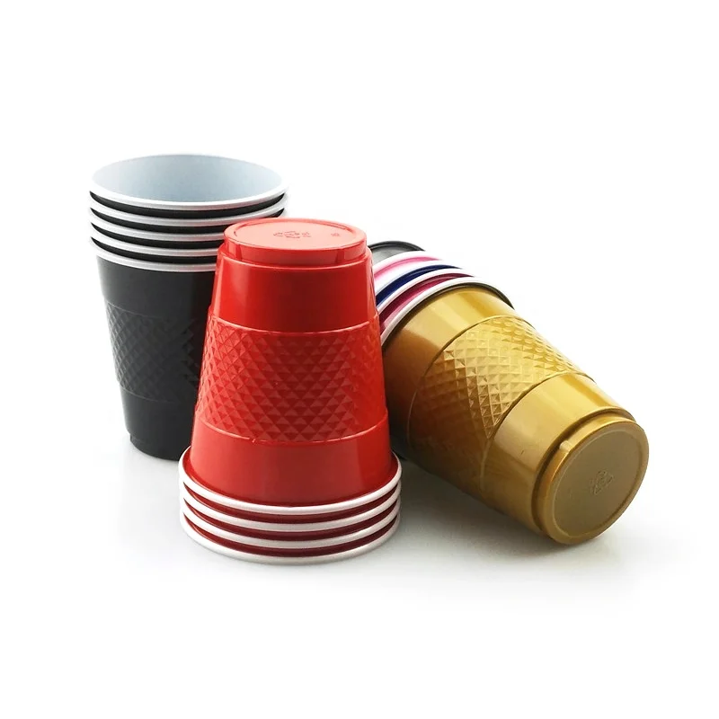 
Custom Color 7oz Disposable Plastic Party Cup 