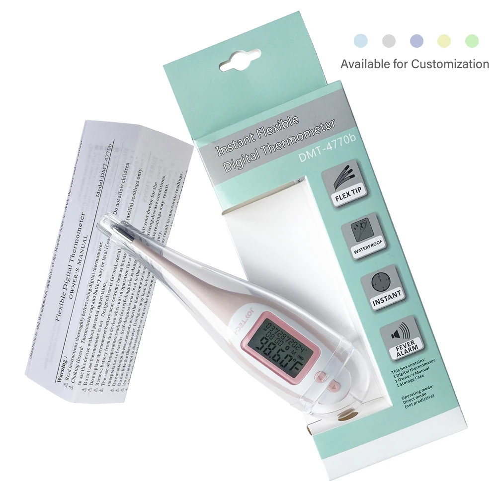 Ovulate Digital Thermometer Bluetooth Pregnancy Thermometer Backlit Flexible Basal Thermometer