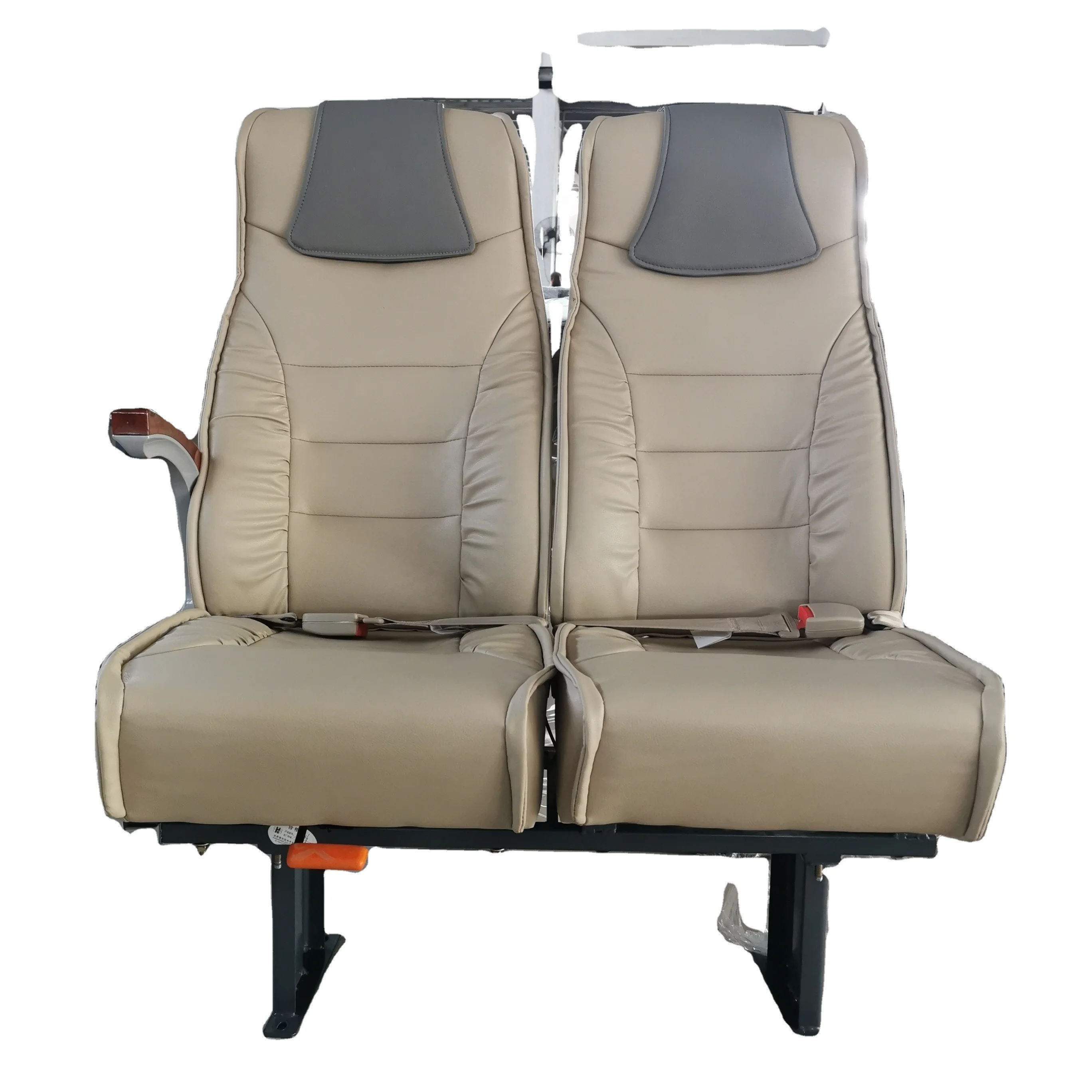 Reclining minibus coach passenger seat