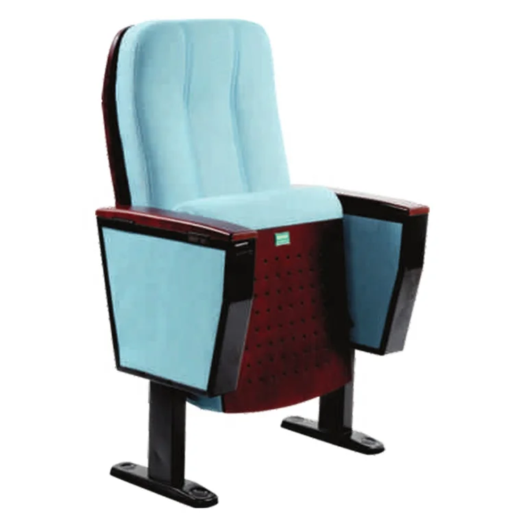 New Design Cheap Foldable School Furniture Church Cinema Auditorium Hall Chair With Armrest