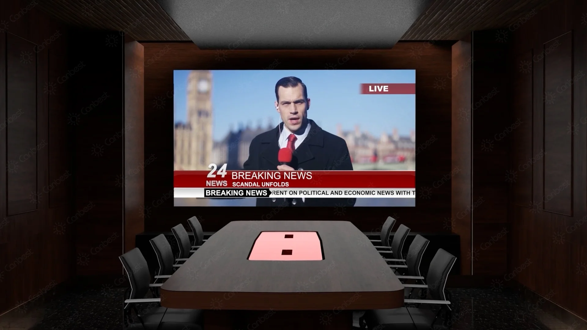 Canbest 16:9 Indoor Fixed All In One COB LED Display P0.9 Ultra Slim 4K 8K Video Wall Pantalla Led Interior