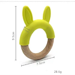 Food Grade Silicone Baby Teether Toy Baby unicorn Shape BPA Free Teething Toys For Toddlers Infants Baby tooth Massager