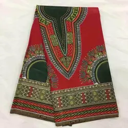2019 African clothing summer dashiki wax batik print fabrics children kids dresses clothes