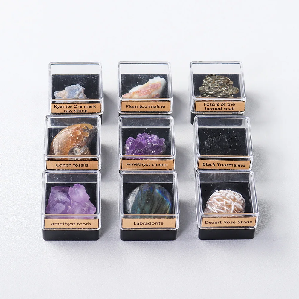 Natural Stone Crystal Gemstone Chakras Healing Stone Set