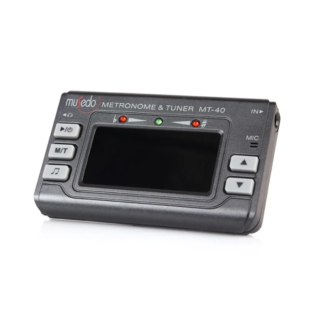 Portable Instrument 3-in-1 Metronome Tuner Tone Generator for Guitar Bass Violin Ukelele Chromatic LCD Display Guitar Tuner