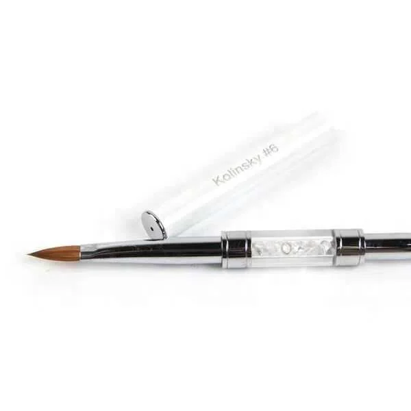 
Double ended Kolinsky Sable Hair Polygel Brush Acrylic Nail Brush 