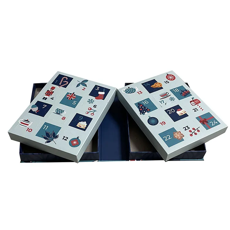 2024  personalized christmas tea candy packing advent calendar