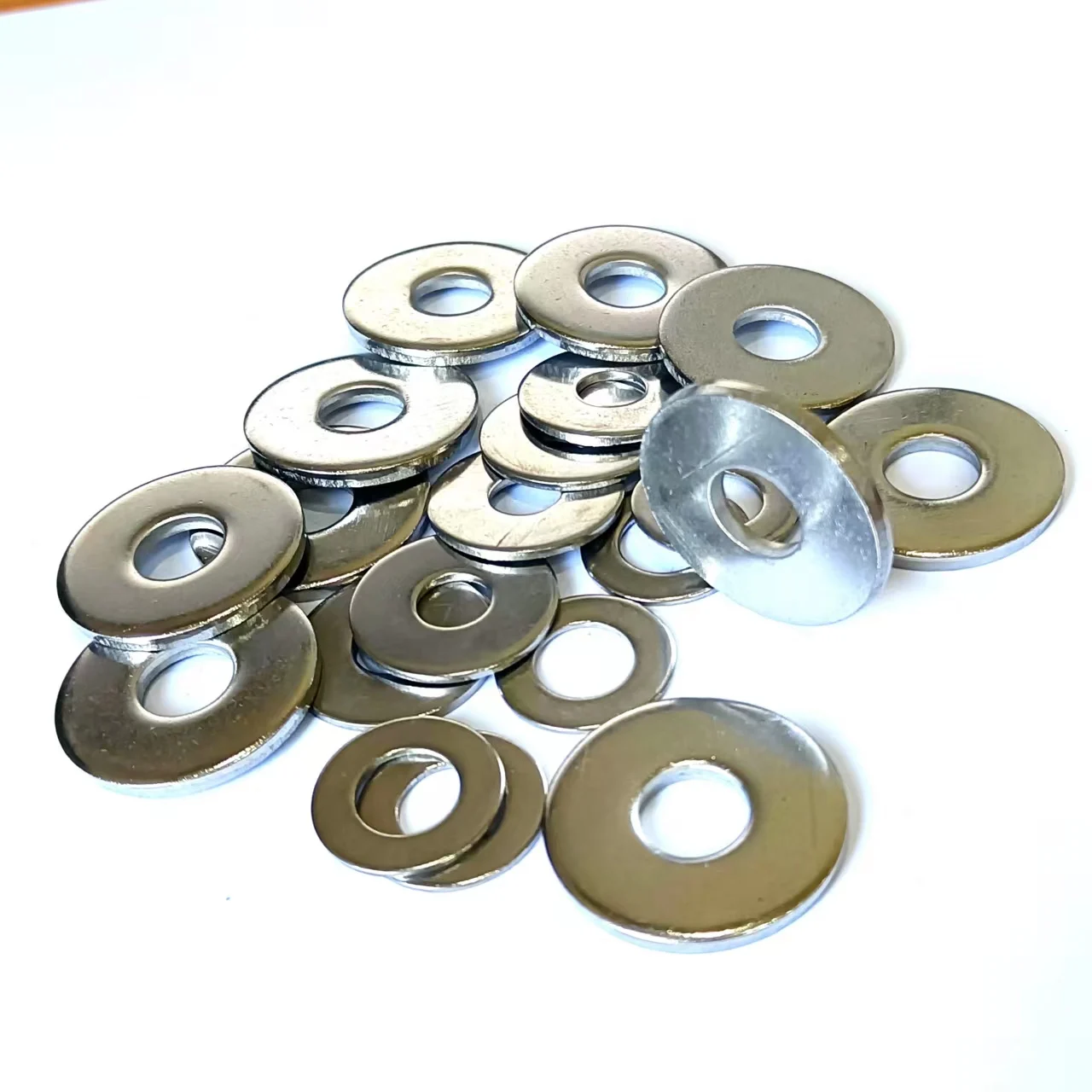 different sizes plain or silvery low price reliable safe high hardness metric anti-corrosion DIN125 Round circle flat washer
