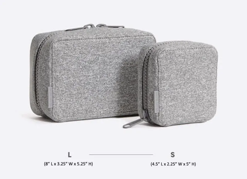 Tech pouch organizer cable organizer cable protector neoprene data electronic cable storage bag for chargers odds