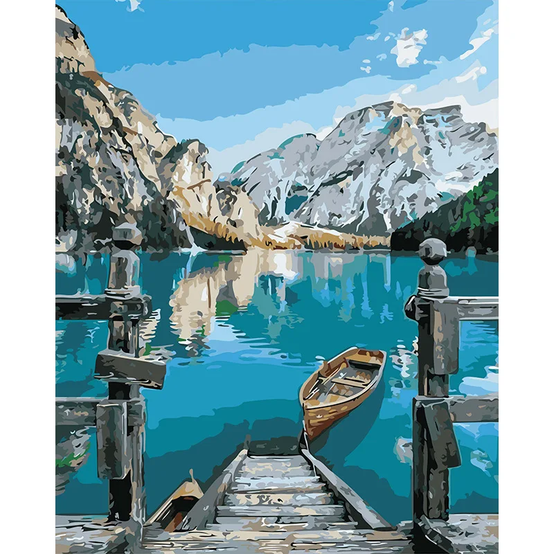 High quality DIY Oil Painting Set  40*50CM Paint By Number For Adult & Kids