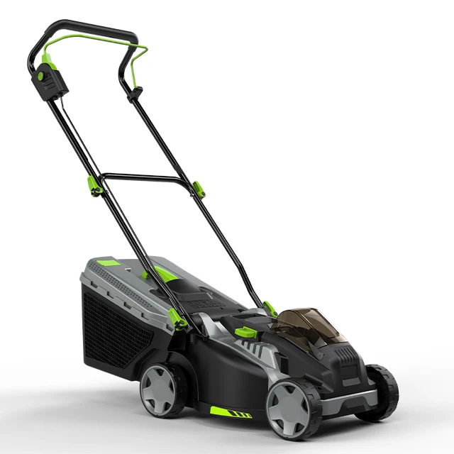 Hot Sale 32cm 40V Hand Push Cordless Battery Powered Lawn Mower Grass Mowers for Garden Farm