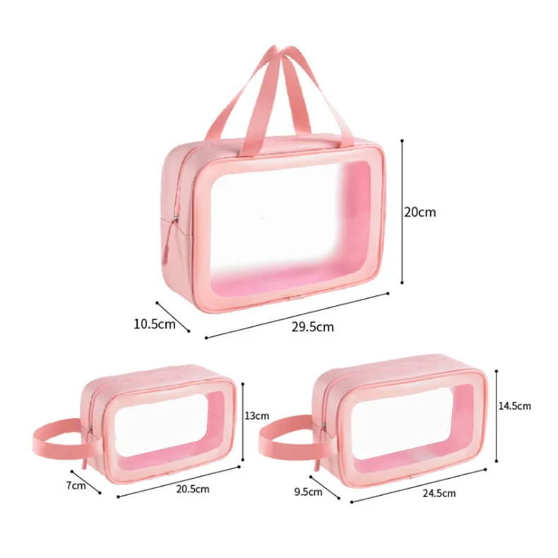 customize printing logo frosted pvc ziplock pouch biodegradable small pvc cosmetic bag