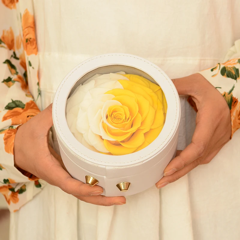 Every Love factory direct sales reasonable price eternal preserved rose in luxury gift box customization for valentine day