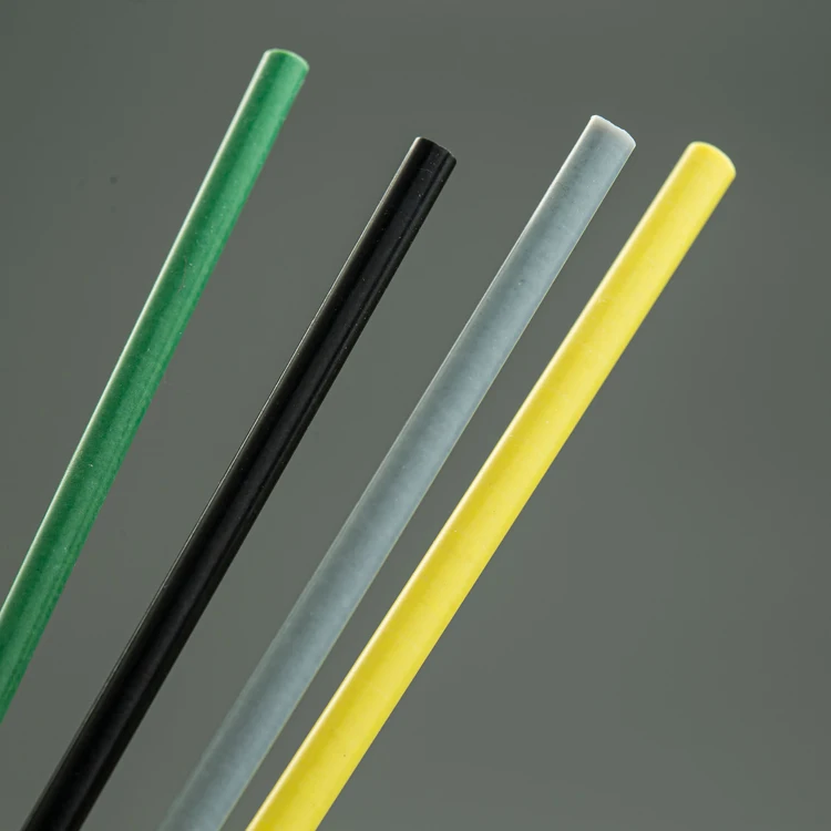 Plastic Bar Virgin PTFE Bar PTFE Rod Chemical resistance T-eflon Rods Cut size Insulators Fluorine Ptfe hose