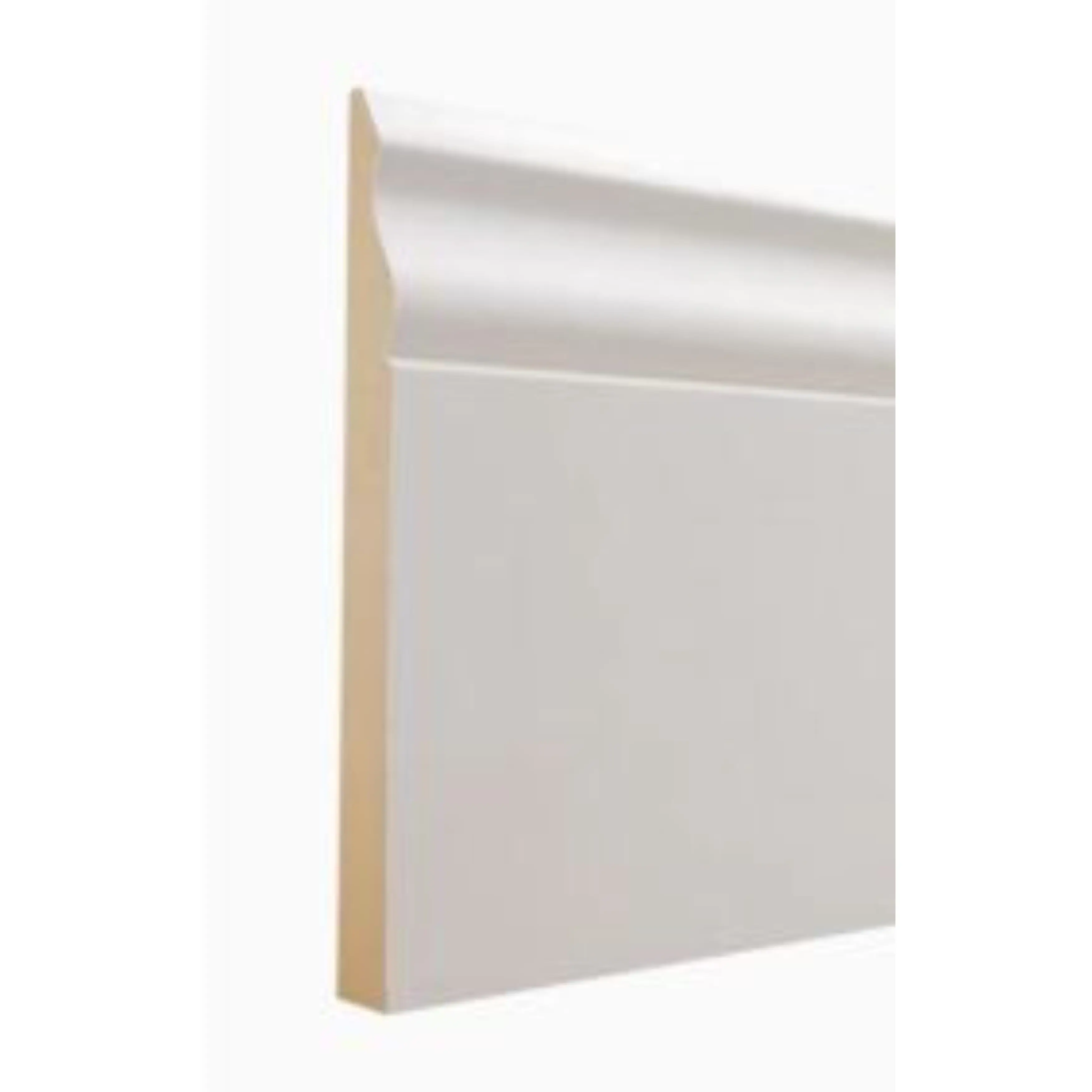 USA Interior Wood Baseboard White Primed Casing Skirting Board MDF for Houses