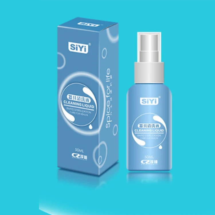 Sex toy liquid cleaner spray