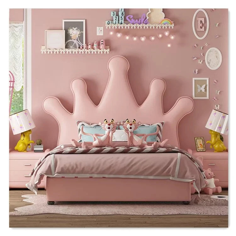 multi-functional cute children bedroom sets children bed mother and children sleeping bed