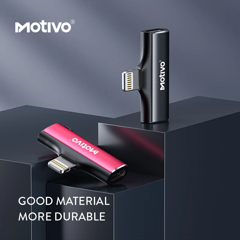 MOTIVO T10 2 в 1 для Iphone с двумя usb-портами наушников аудио адаптер Кабели портативный функцией зарядки и передачи