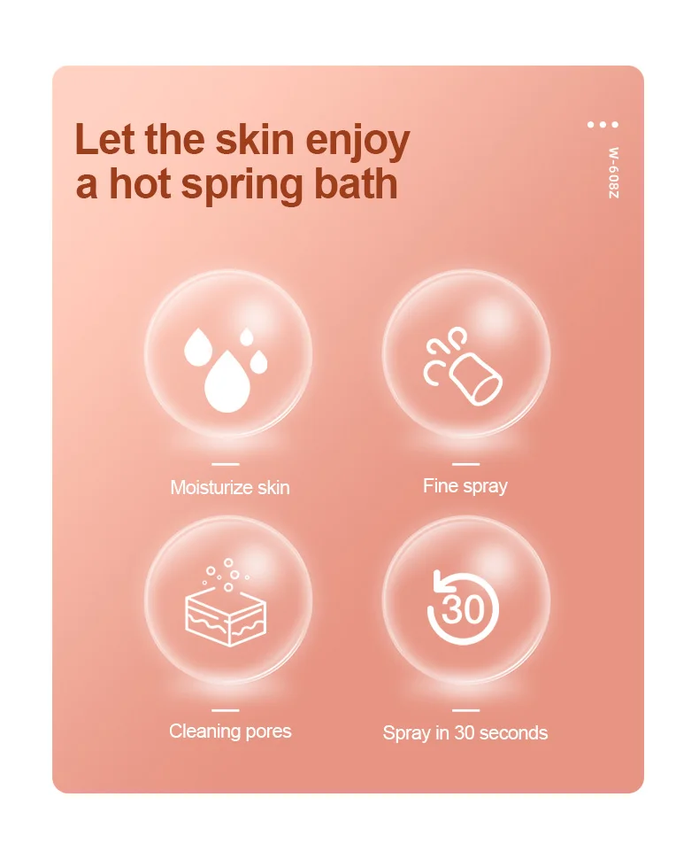 Face Steaming Device 2 In 1 Nano Ionic Hot Professional Spa Luxury Stand Ozone Steam Manual Facial Machine Steamer