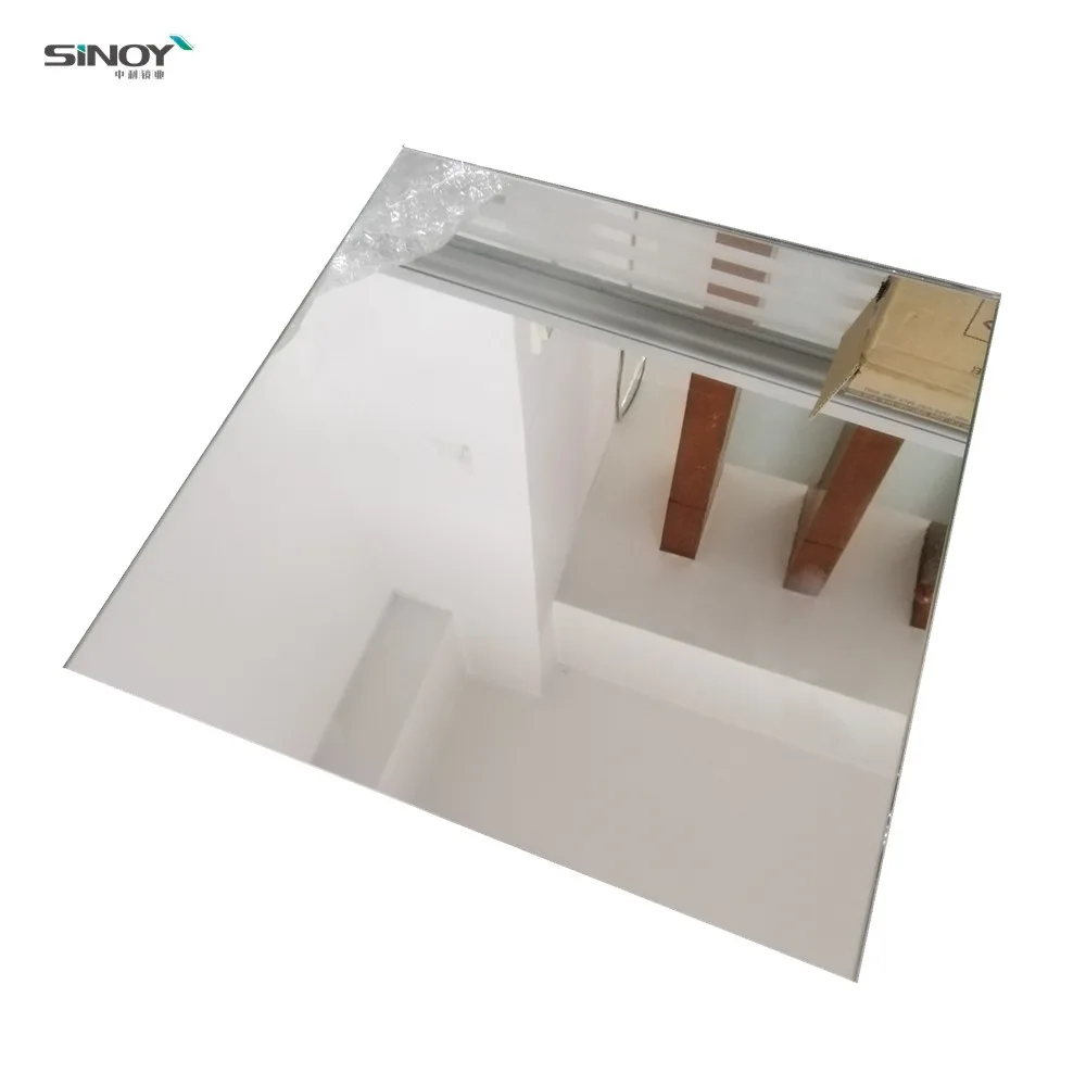 4mm 5mm large sheet factory direct sales mirror ornate silver mirror with CAT film