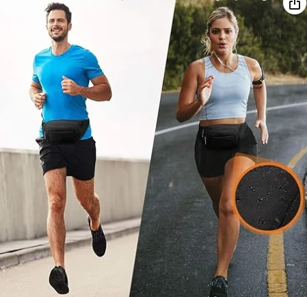 Belt bag Fanny pack YKK Zipper Cross Body for Women Men Crossbody Bags Waist Bag with Adjustable Strap Black Fashion Waist Pack