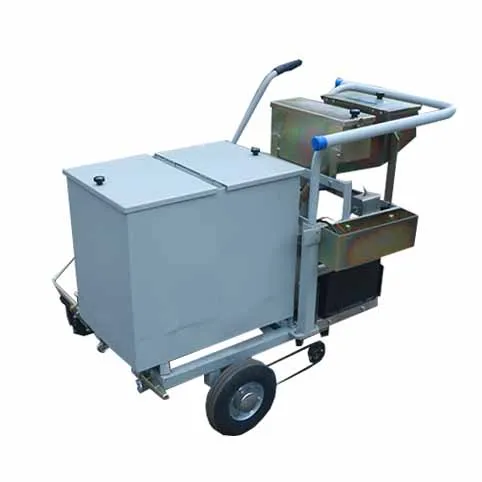 Two Component Cold Spray Road Marking Machine Scraping Paint Line Equipment