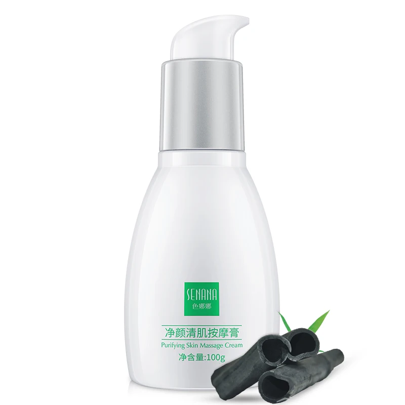  Private Label SENANA бамбуковый уголь Глубокая чистка массажный крем для лица