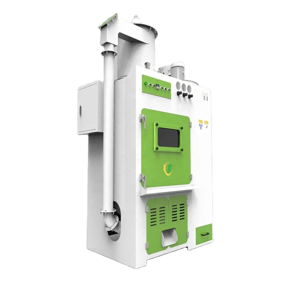 Automatic Drum Sandblasting Machine Tumble Basket Blaster Screw Sandblasting