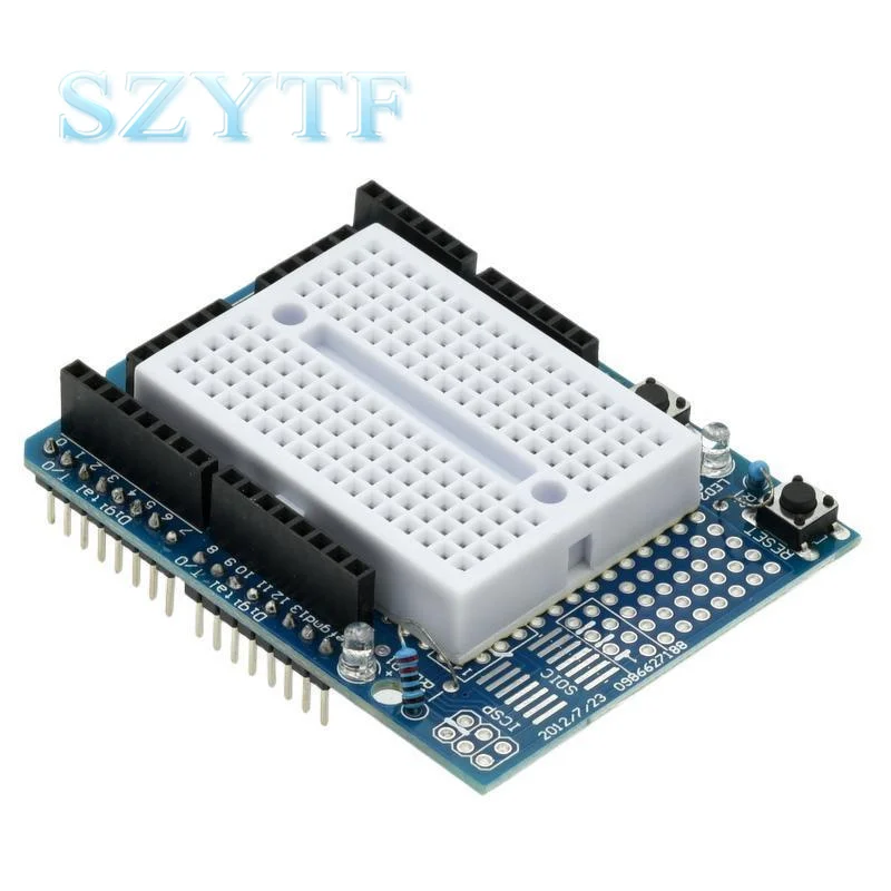 Smart Electronics UNO Proto Shield Prototype Expansion Board With SYB-170 Mini Breadboard Based For Arduino UNO ProtoShield DIY