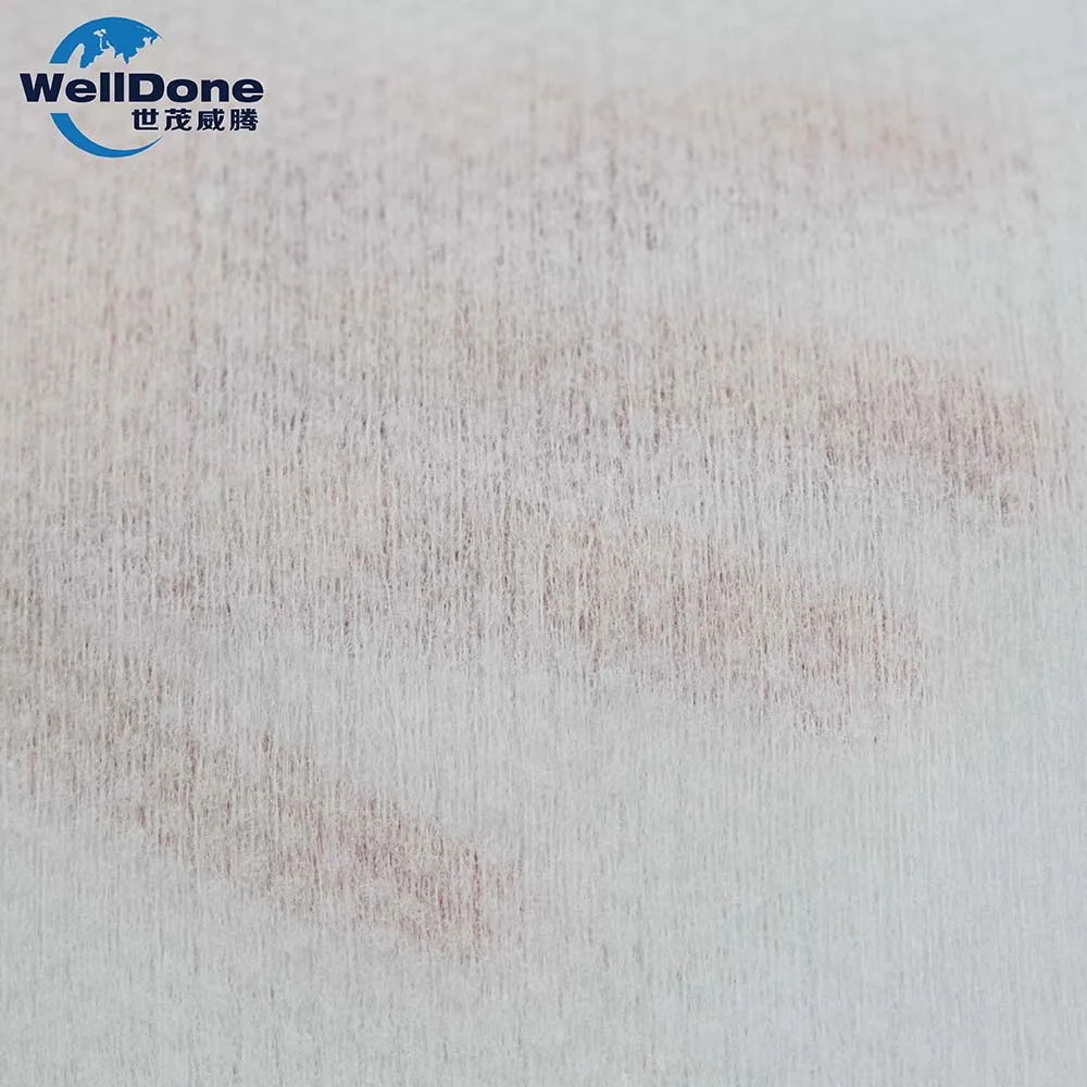 WELLDONE  spunlace nonwoven fabric for wet wipe wet non-woven 100% soft nonwoven