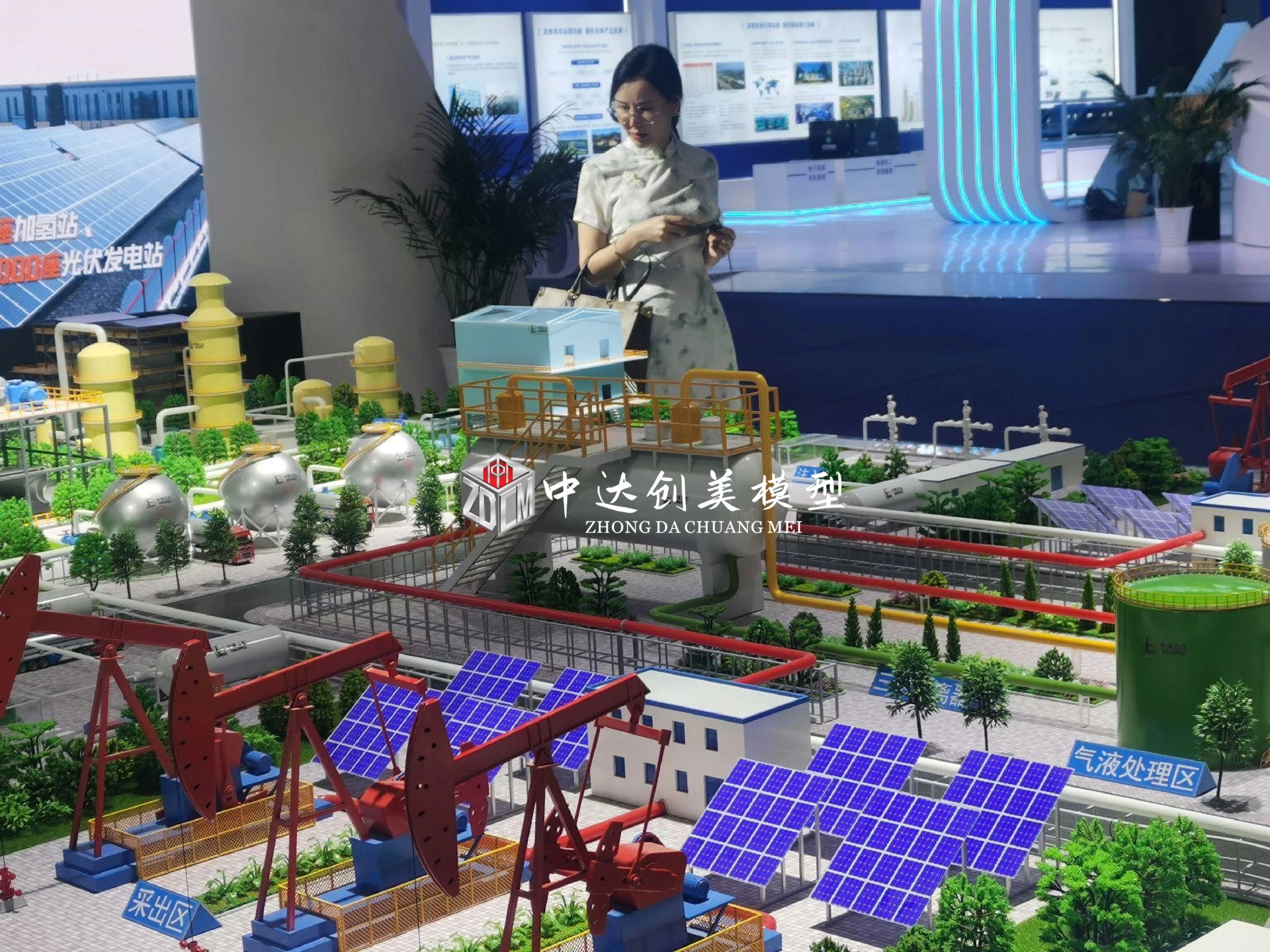 Professional 3d architectural scale model for exhibition Architectural scale model making of industrial machinery