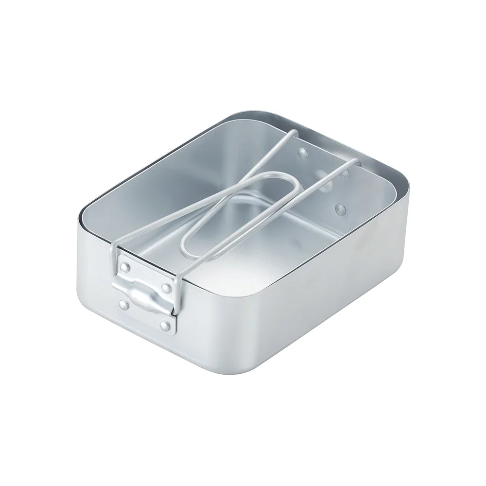 High Quality Portable Lightweight Lunch Outdoor Camping Mess Kit Aluminium Japan 3 Piece Mess Tin