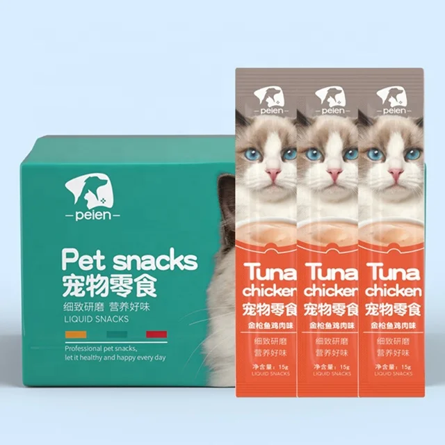 Китайский производитель оптовая продажа вкусные влажные закуски для кошек питательные 15