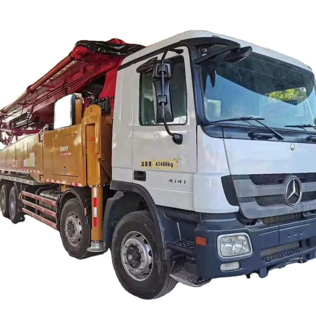 Pump Truck Concrete Boom Pump Machinery Cement Mixer Pumping Mobile Machines Diesel