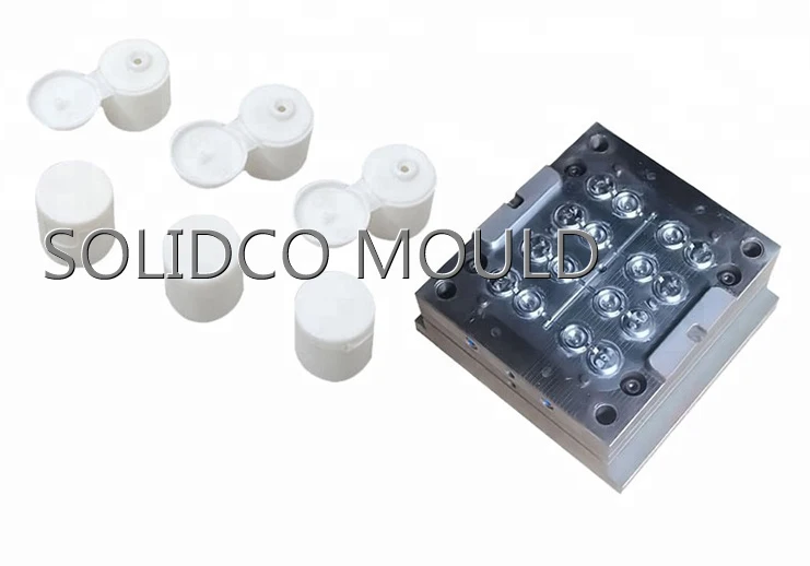 Taizhou Customized plastic flip lid molding manufacturing plastic lid molds injection moulds plastic injection mouldings