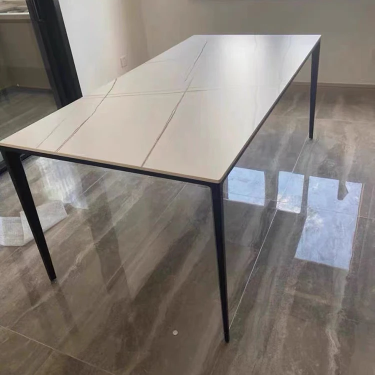 Роскошная мебель для дома, Современная квадратная мебель, стулья и обеденный стол