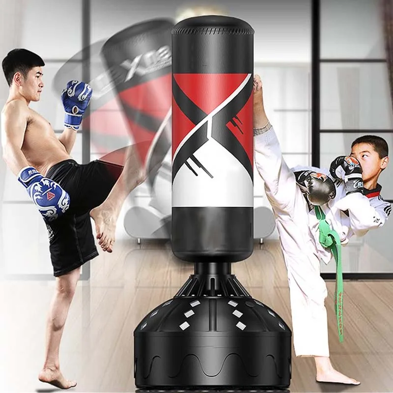 Sandbag Suction Cup Vertical Boxing Sanda  Waist-free Spring Sandbag