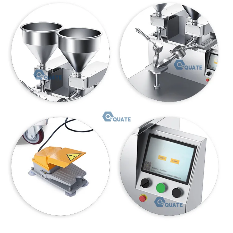 Cake  Coating Industrial Frosting Applicator for Automatic cake icing decorating  Crepe  Cream Spreading  cake icing machine