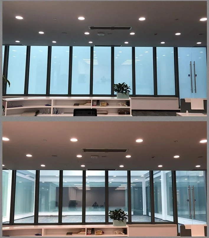 91 Transparency Smart Film Pdlc Switch Pdlc Smart Film Office Window Tint pelculas de tinte electrico Smart Glass Film PDLC Roll