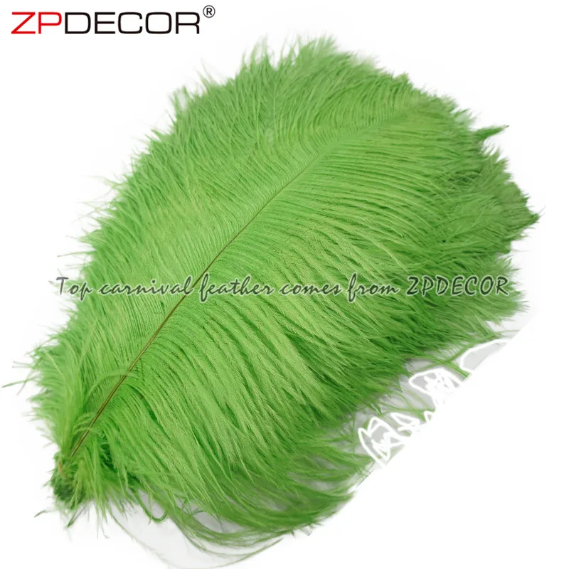 ZPDECOR завод оптовый запас 35-40 см Дешевые Крашеные страусиные перья для