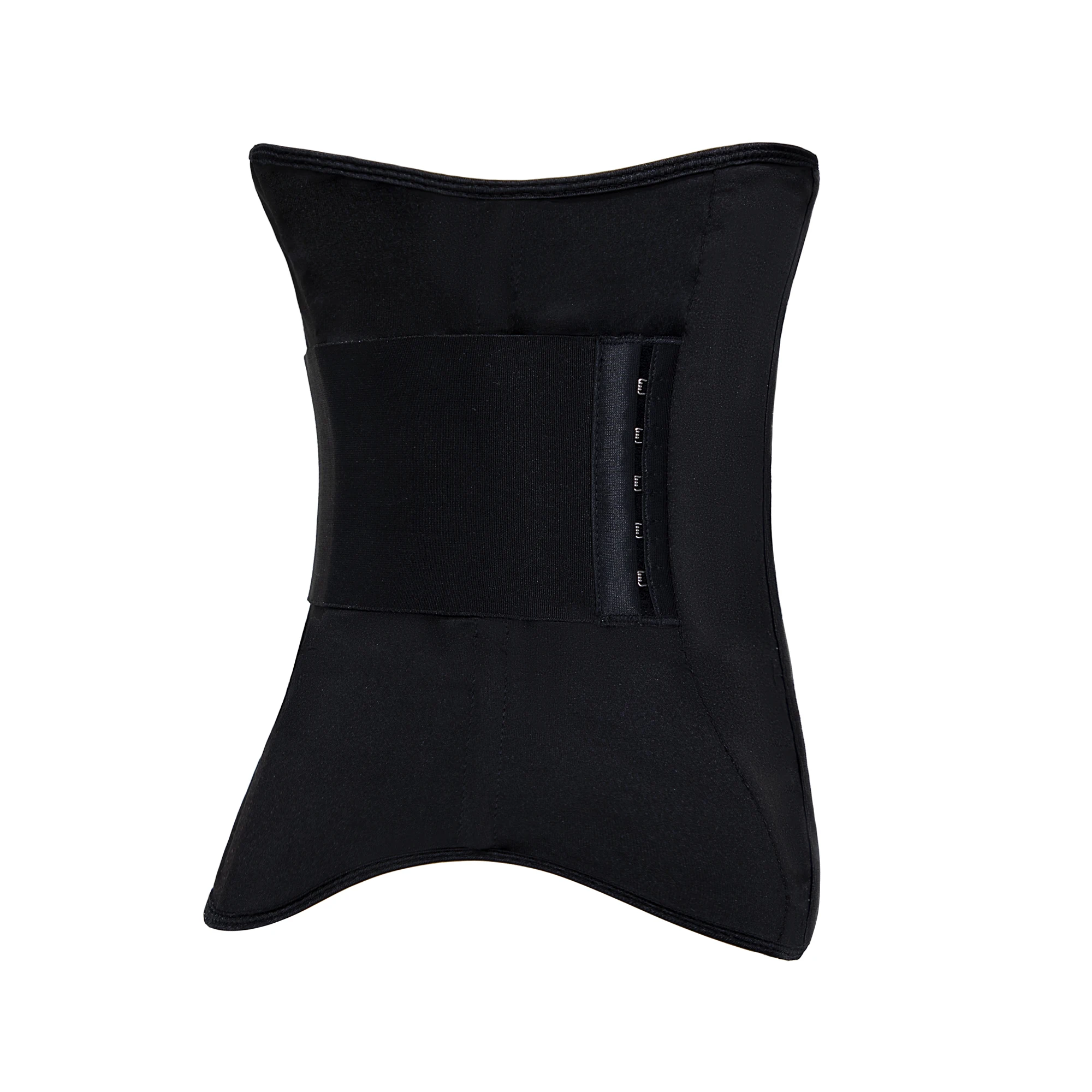 NANBIN Wholesale Custom Logo Adjustable Black Steel Bones Tummy Control  Waist Trainer For Ladies