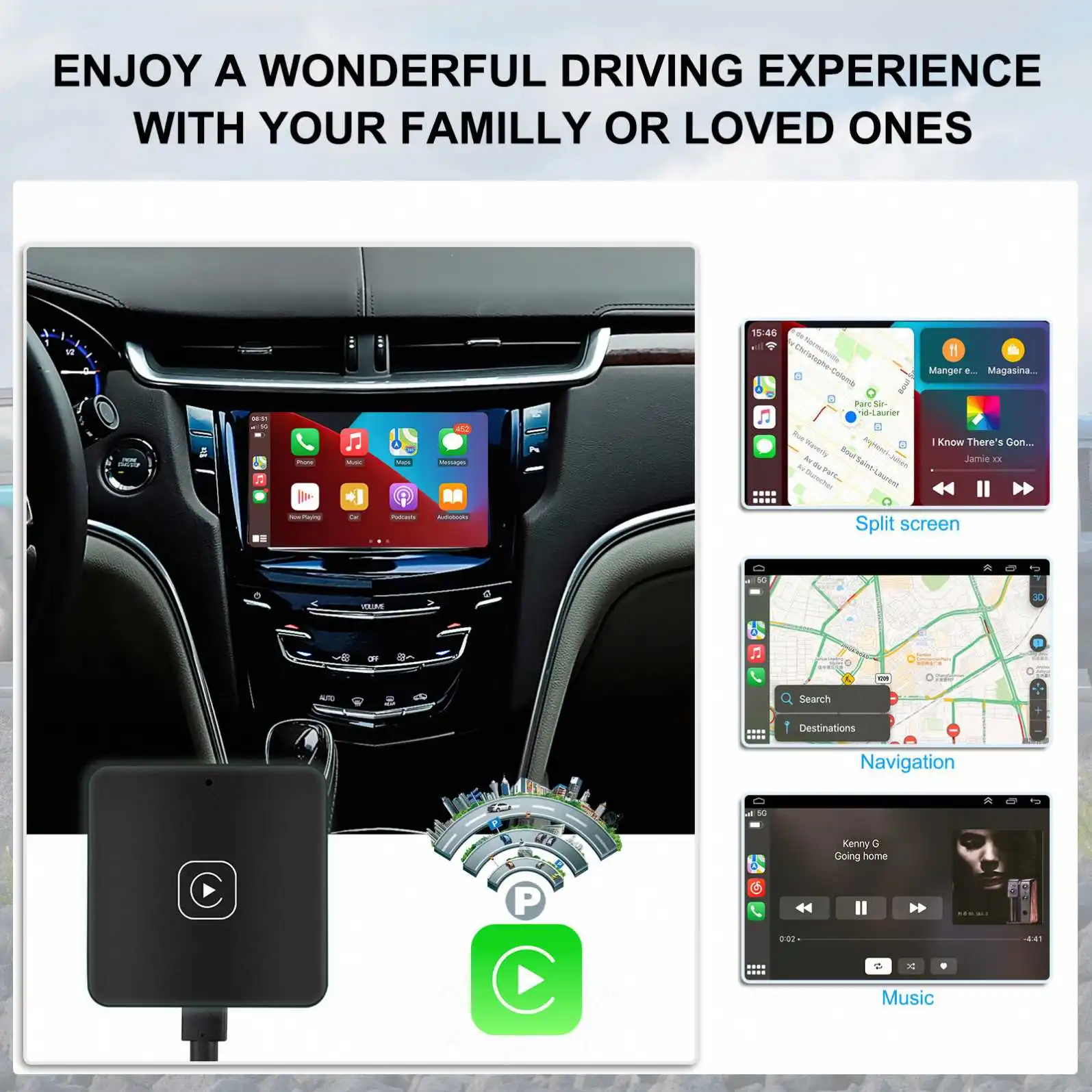 Carplay Ai Box Android 13 System Netflix Iptv Wireless Android Auto TV For Kia VW Toyota Peugeot Volvo