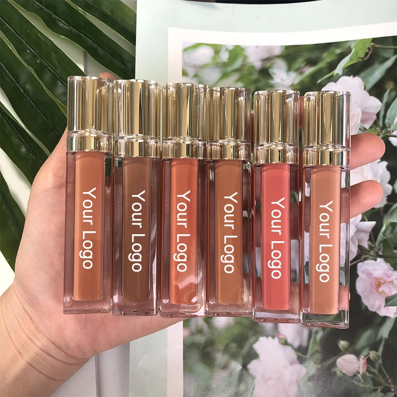 Cruelty Free Lip Sticks Wholesale Vegan Long Lasting Waterproof Lipstick Custom Logo Nude Matte Liquid Lipstick