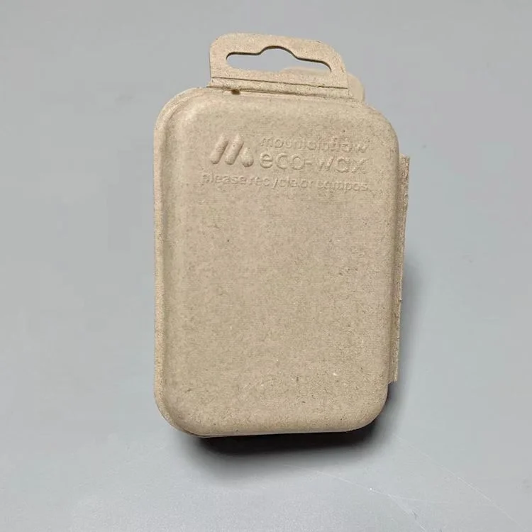 Eco friendly Molded Paper Pulp Packaging Box With Hung