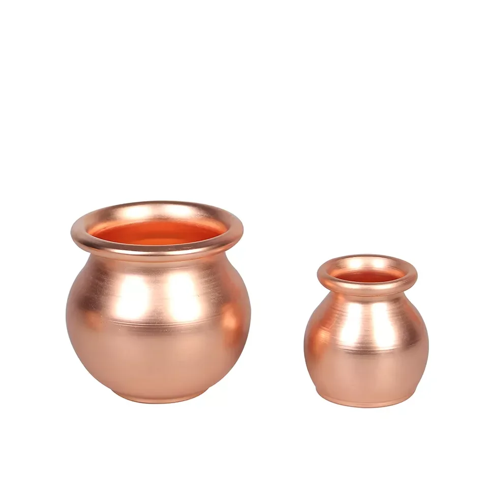 Medium Size 7cm  For Personal Care Vacuum Moxibustion Brass Cup Cupping Therapy Remove Dampness Red Copper Cupping Device